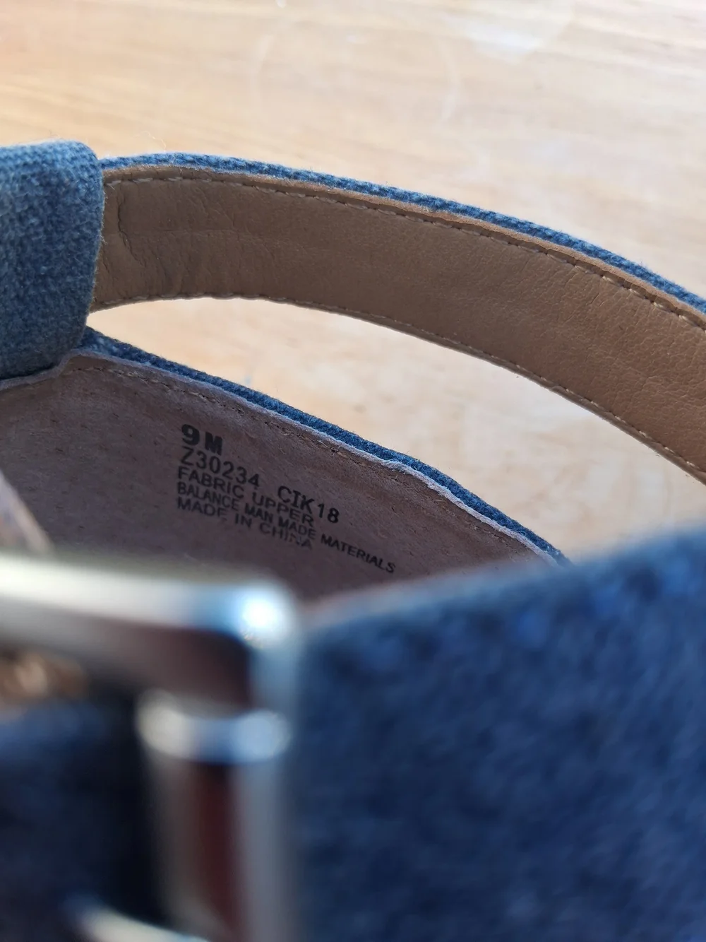 BOC Blue Canvas Espadrille Wedge Sandals Women’s Size 9 Comfort Shoes